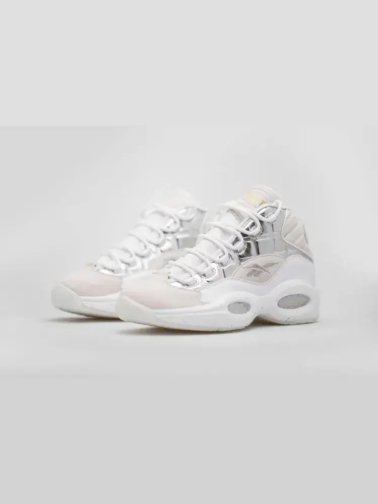 Кроссовки bait x question mid 'ice cold' Reebok — изображение 2 из 6, белый