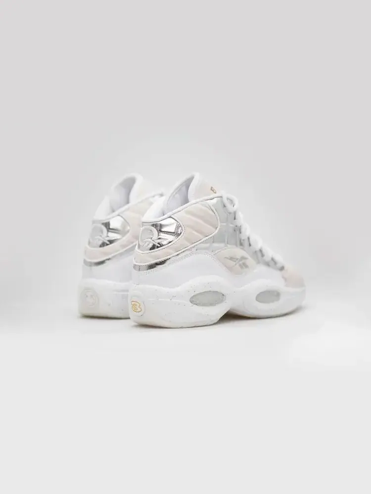 Кроссовки bait x question mid 'ice cold' Reebok — изображение 5 из 6, белый