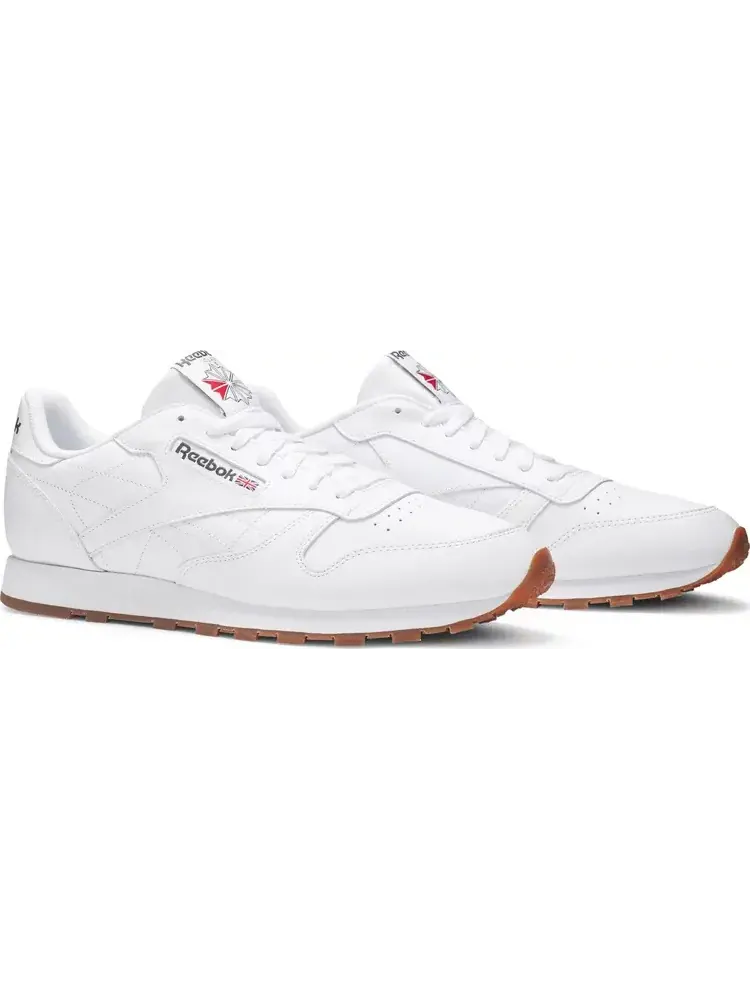Кроссовки classic leather 'white gum' Reebok — изображение 8 из 8, белый