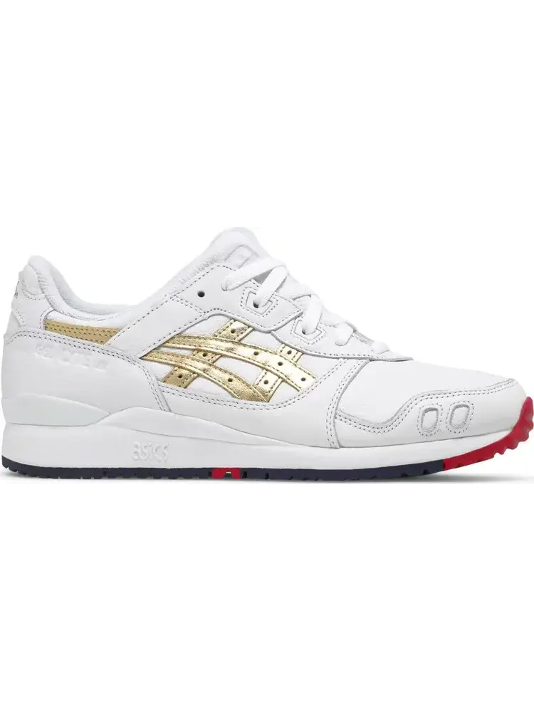 Кроссовки kith x gel lyte 3 og 'tokyo trio pack - super gold' Asics — изображение 1 из 8, белый