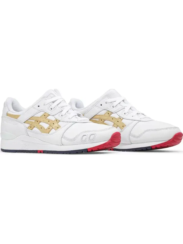 Кроссовки kith x gel lyte 3 og 'tokyo trio pack - super gold' Asics — изображение 8 из 8, белый
