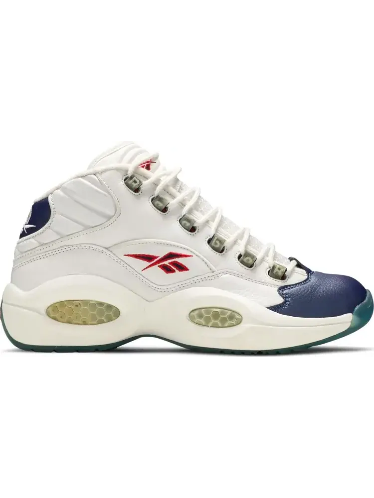 Кроссовки Reebok Question Mid — изображение 1 из 8, белый/темно-синий