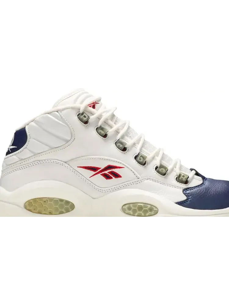 Кроссовки Reebok Question Mid — изображение 2 из 8, белый/темно-синий