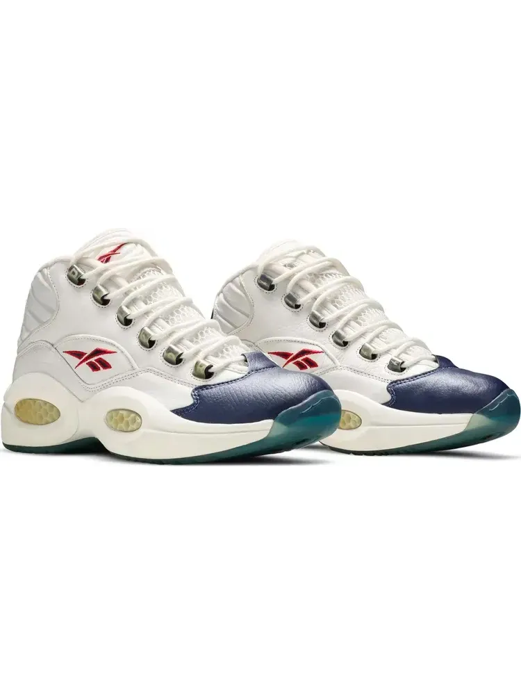 Кроссовки Reebok Question Mid — изображение 8 из 8, белый/темно-синий