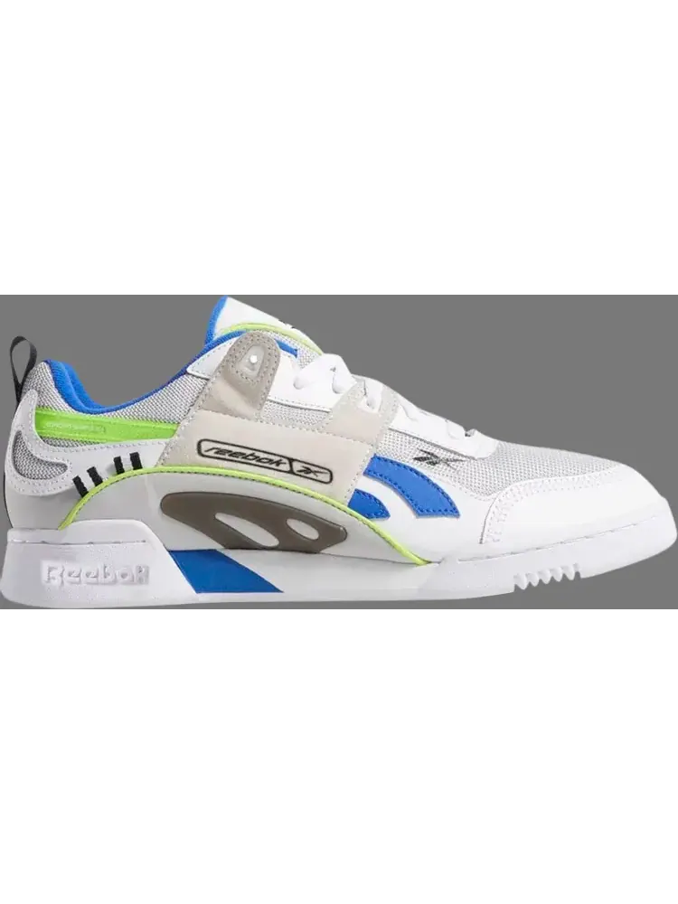 Кроссовки workout plus ati 90s 'white neon lime' Reebok — изображение 1 из 1, белый