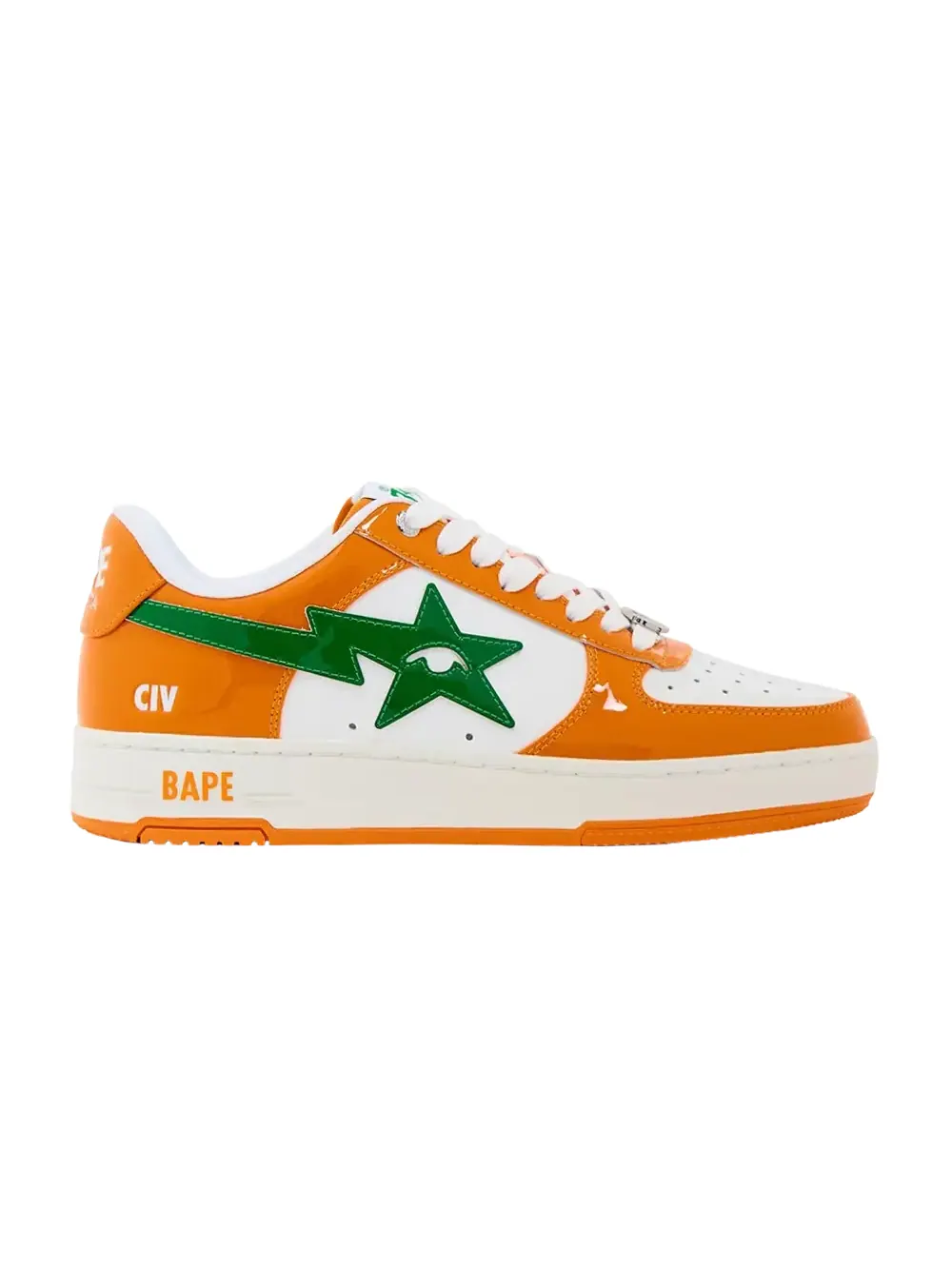 Кроссовки KidSuper x Bape Sta "SuperBape Cup - Ivory Coast" — белый