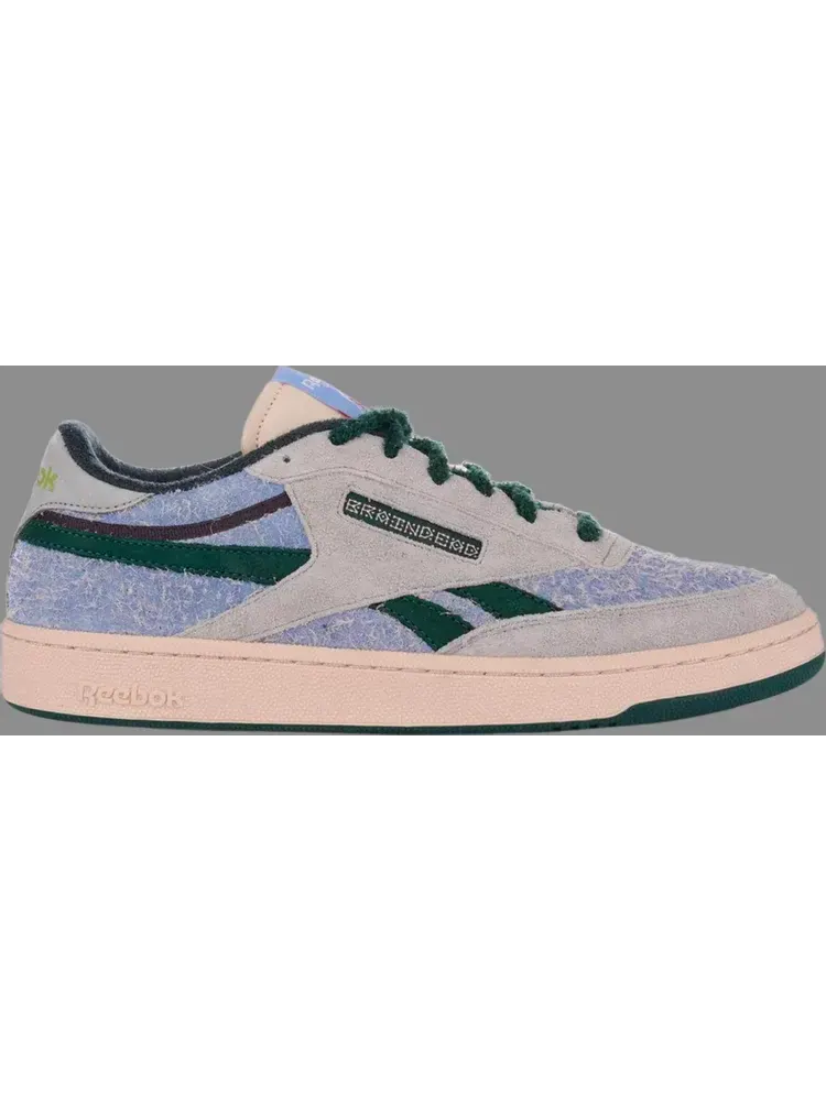 Кроссовки brain dead x club c revenge 'ecru dark forest' Reebok — изображение 1 из 1, серый