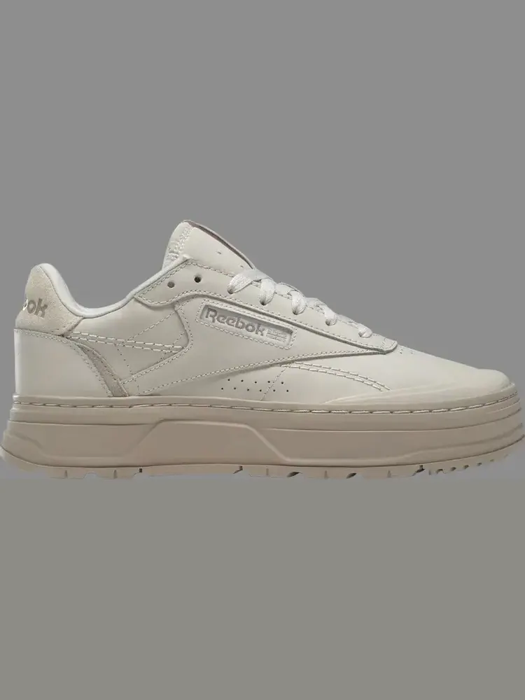 Кроссовки wmns club c double geo 'stucco' Reebok — изображение 1 из 1, серый