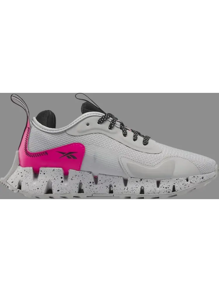 Кроссовки wmns zig dynamica adventure 'grey proud pink speckled' Reebok — изображение 1 из 1, серый