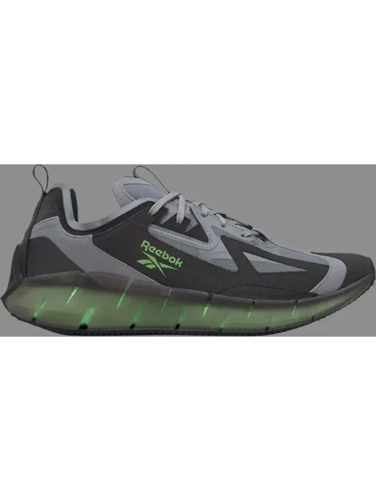 Кроссовки zig kinetica concept type 2 'cold grey solar green' Reebok — изображение 1 из 1, серый