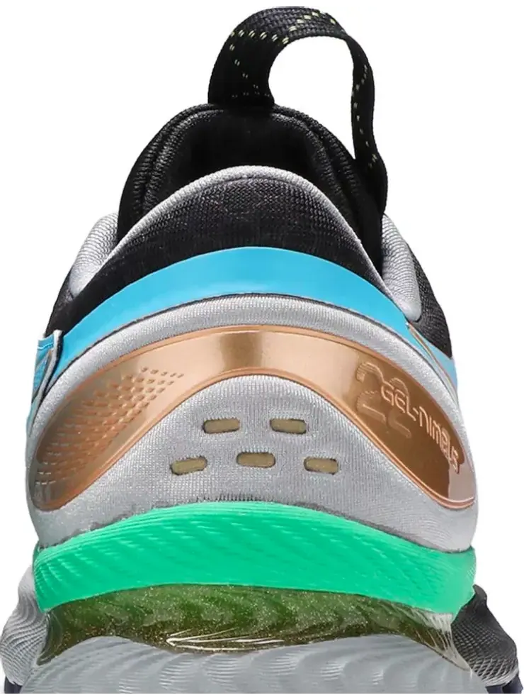 Кроссовки wmns fn1-s gel nimbus 22 'stone grey blue' Asics — изображение 7 из 8, серый
