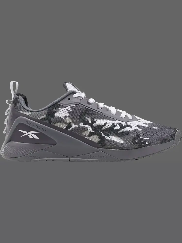 Кроссовки nano x1 'pure grey camo' Reebok — изображение 1 из 1, серый