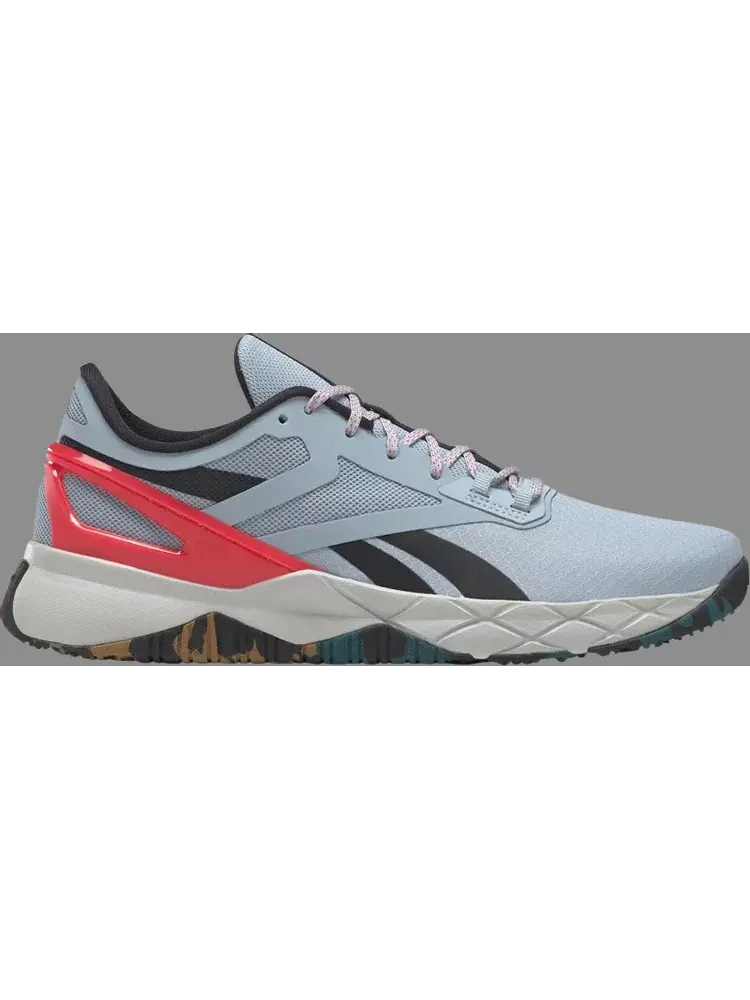 Кроссовки nanoflex tr 'gable grey cherry camo' Reebok — изображение 1 из 1, серый