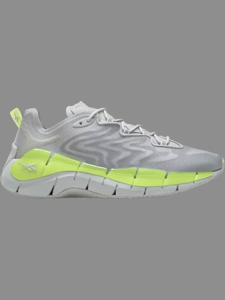 Кроссовки zig kinetica 2 'pure grey acid yellow' Reebok — изображение 1 из 1, серый
