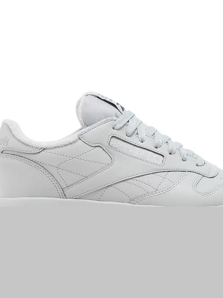 Кроссовки maison margiela x classic leather tabi 'pure grey' Reebok — изображение 2 из 8, серый