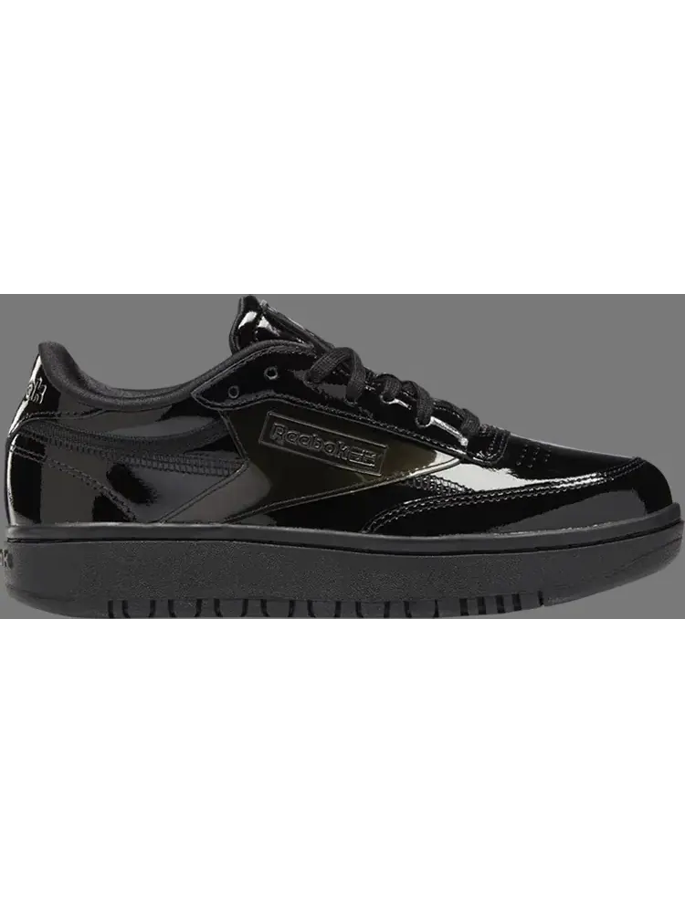 Кроссовки cardi b x wmns coated club c double 'triple black' Reebok — изображение 1 из 1, черный