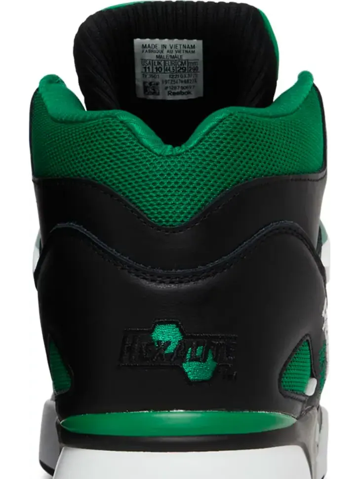Кроссовки pump omni zone 2 'celtics' Reebok — изображение 7 из 8, черный