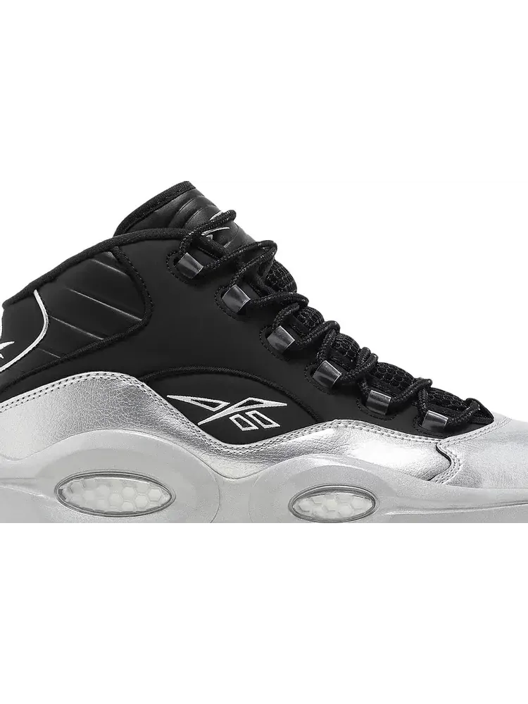 Кроссовки question mid 'i3 motorsports' Reebok — изображение 2 из 8, черный
