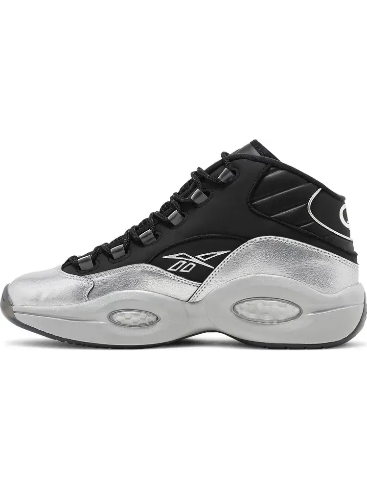 Кроссовки question mid 'i3 motorsports' Reebok — изображение 3 из 8, черный
