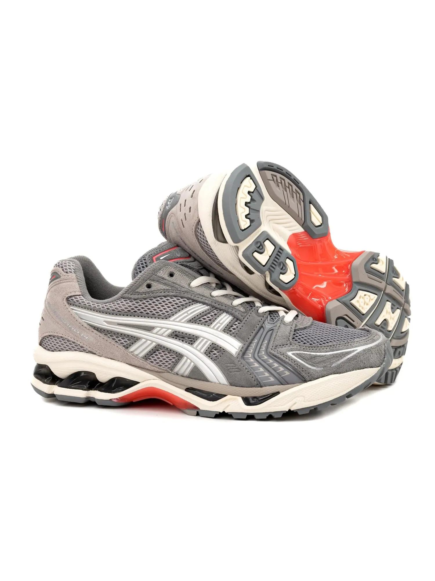 Кроссовки gel kayano 14 'clay grey pure silver' Asics — изображение 4 из 8, серый