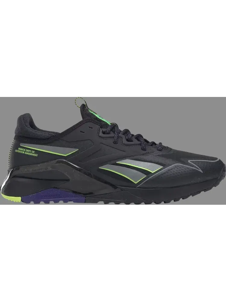 Кроссовки nano x2 tr adventure winter 'black solar acid yellow' Reebok — изображение 1 из 1, черный