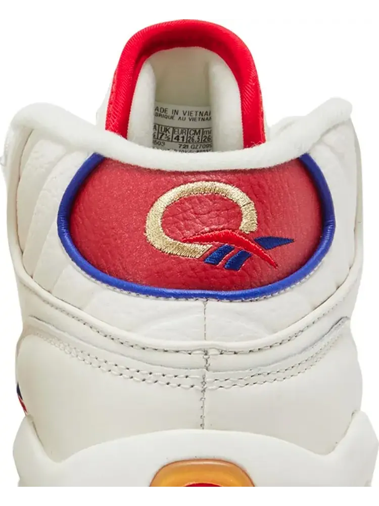 Кроссовки question mid 'philadelphia 76ers' Reebok — изображение 7 из 8, белый