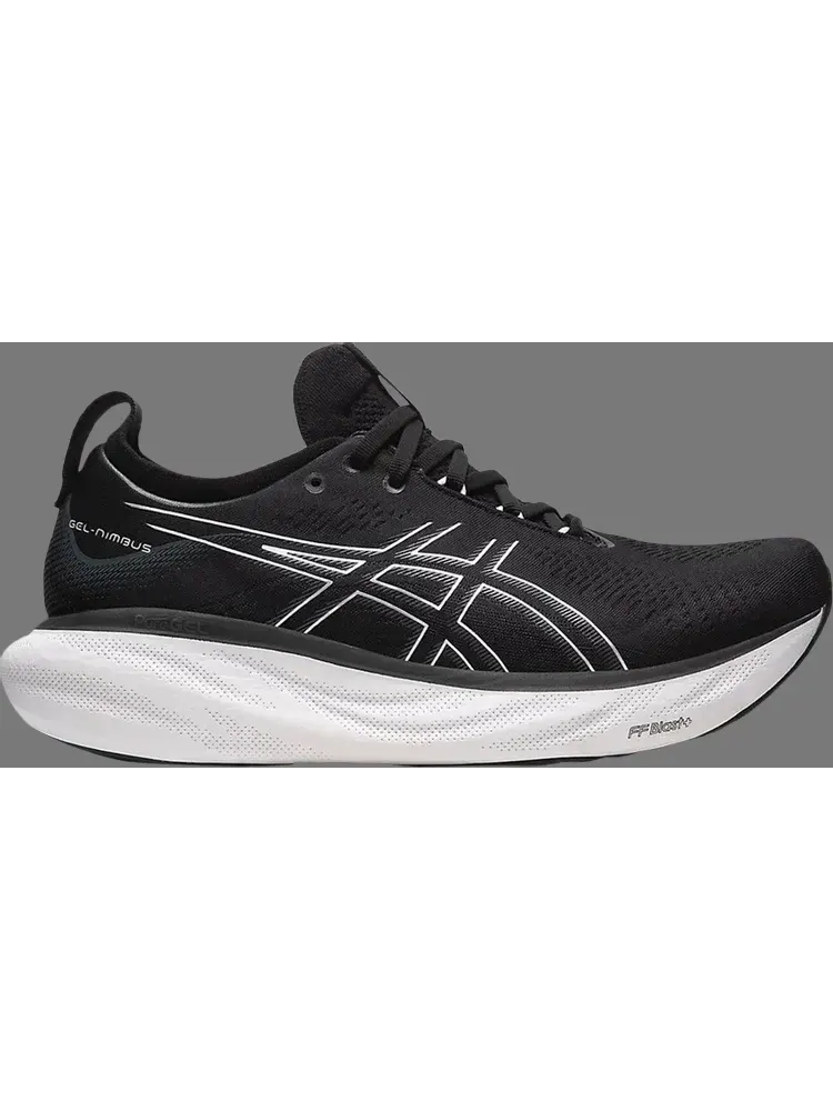 Кроссовки gel nimbus 25 wide 'black pure silver' Asics — изображение 1 из 1, черный