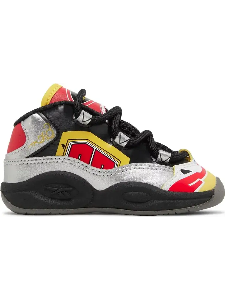 Кроссовки power rangers x question mid toddler 'megazord battle mode!' Reebok — изображение 1 из 8, черный