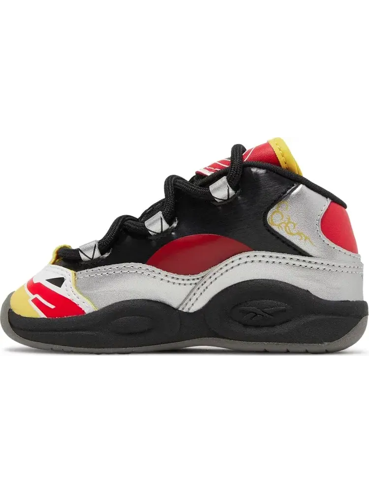 Кроссовки power rangers x question mid toddler 'megazord battle mode!' Reebok — изображение 3 из 8, черный