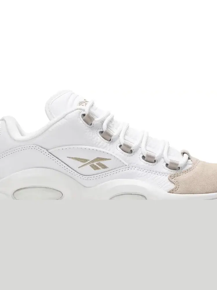 Кроссовки question low retro 'oatmeal' 2020 Reebok — изображение 2 из 8, белый