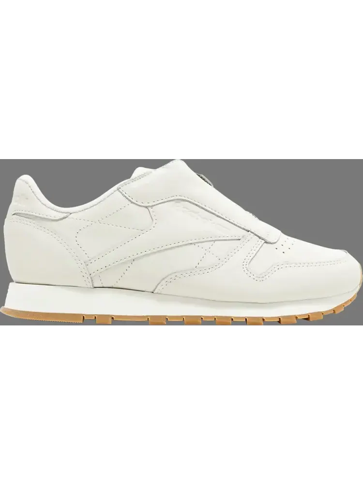 Кроссовки wmns classic leather zip 'chalk' Reebok — изображение 1 из 1, белый