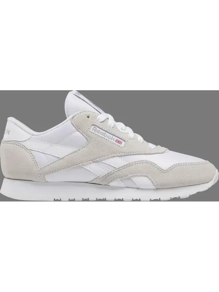 Кроссовки wmns classic nylon 'white light grey' 2023 Reebok — изображение 1 из 1, белый