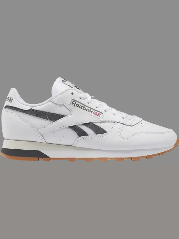 Кроссовки classic leather 'white pure grey gum' Reebok — изображение 1 из 1, белый