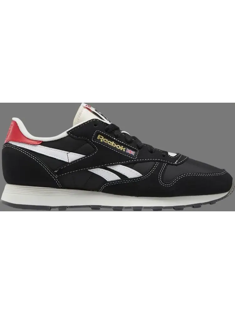 Кроссовки classic leather 'human rights now! - black white' Reebok — изображение 1 из 1, черный