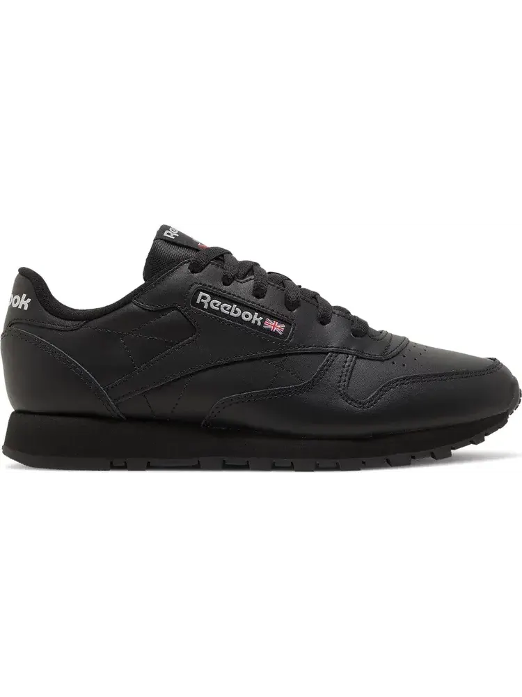 Кроссовки wmns classic leather 'black pure grey' Reebok — изображение 1 из 8, черный