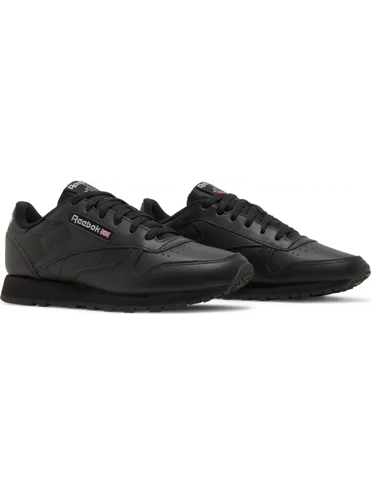 Кроссовки wmns classic leather 'black pure grey' Reebok — изображение 8 из 8, черный