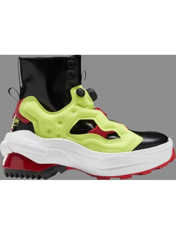 Кроссовки maison margiela x instapump fury tabi 'black yellow red' Reebok — изображение 1 из 1, черный