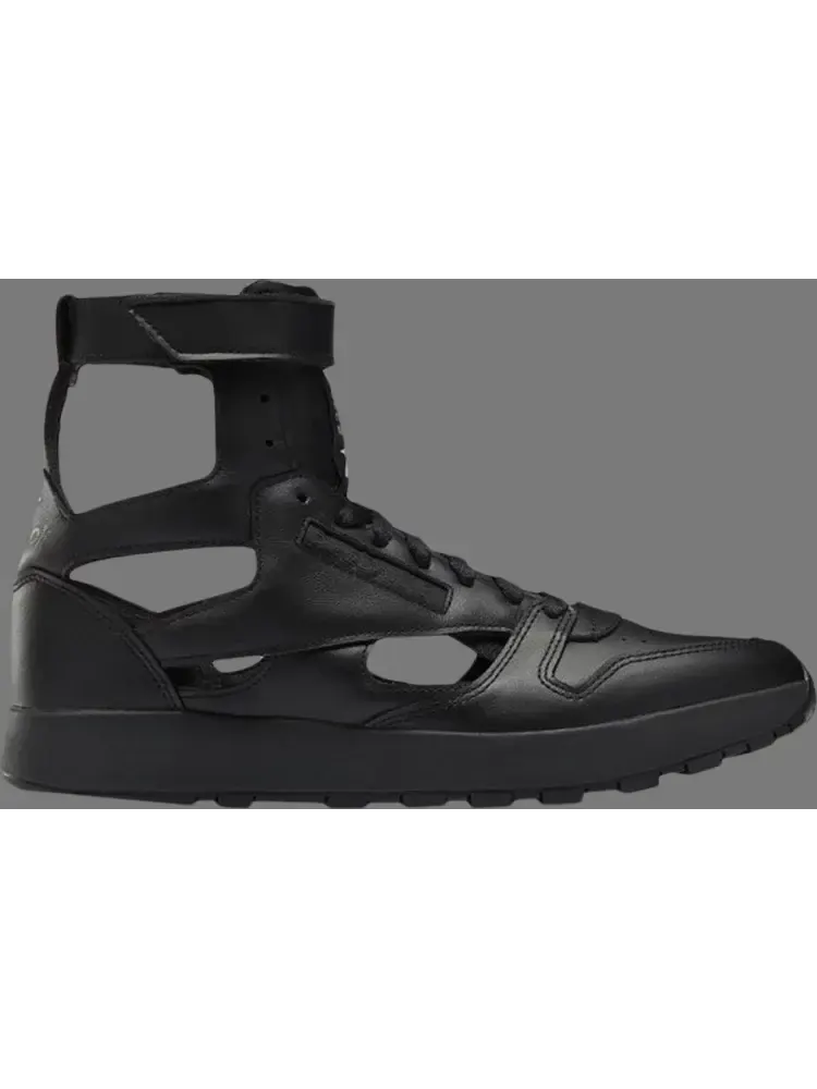 Кроссовки maison margiela x classic leather tabi high 'black' Reebok — изображение 1 из 1, черный
