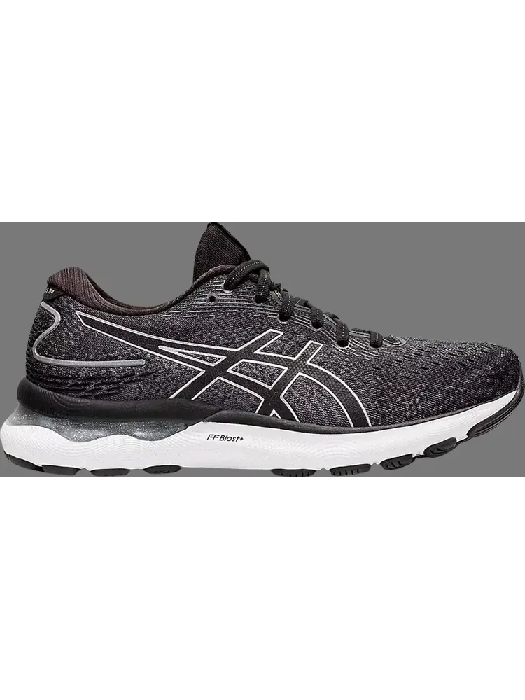 Кроссовки wmns gel nimbus 24 wide 'black white' Asics — изображение 1 из 1, черный