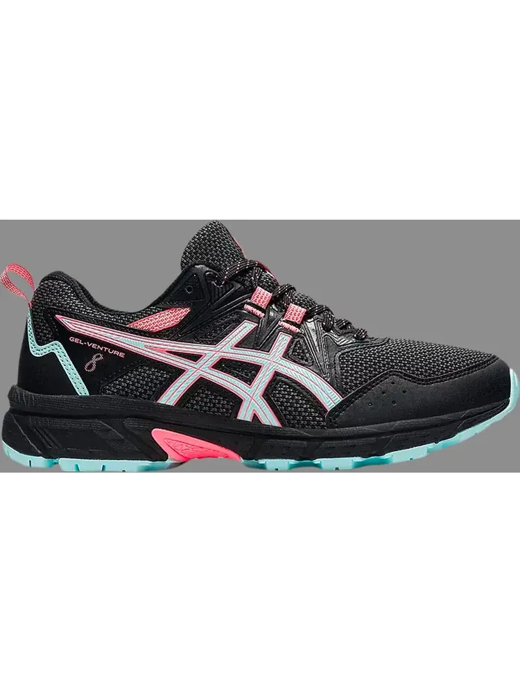 Кроссовки wmns gel venture 8 'black clear blue' Asics — изображение 1 из 1, черный