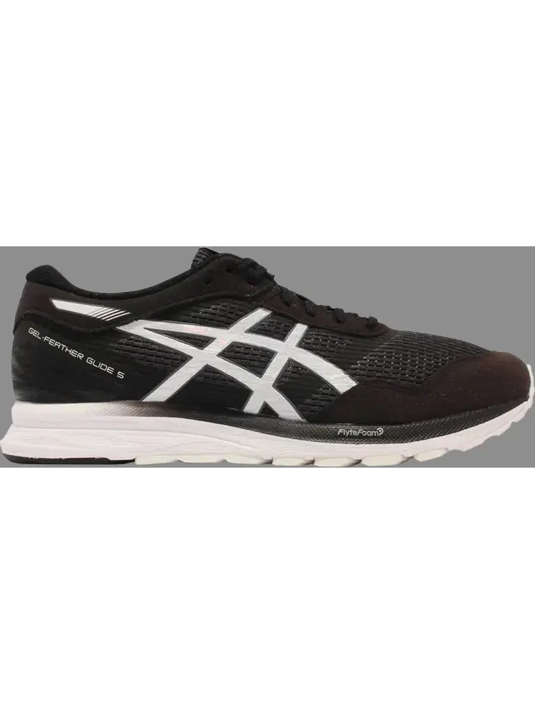Кроссовки gel feather glide 5 2e wide 'black white' Asics — изображение 1 из 1, черный