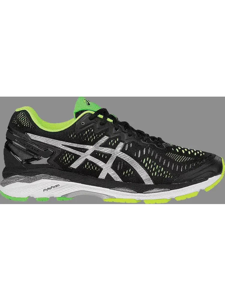 Лимитированные кроссовки gel kayano 23 'black silver' Asics — изображение 1 из 1, черный