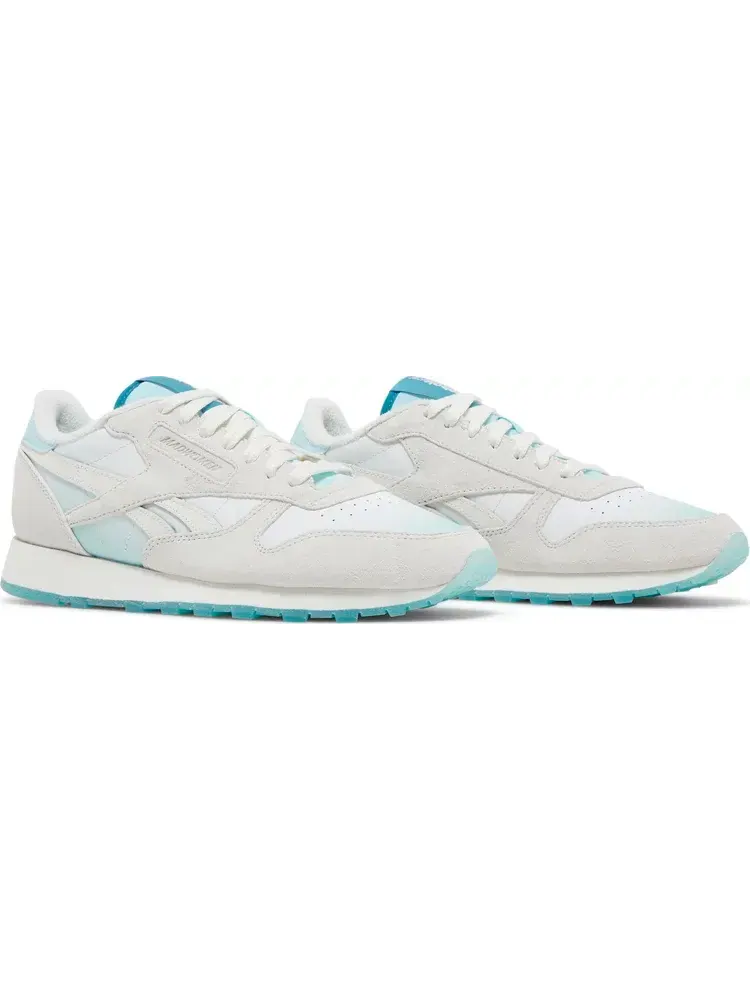 Кроссовки madwoman x classic leather 'chalk thirsty blue' Reebok — изображение 8 из 8, белый