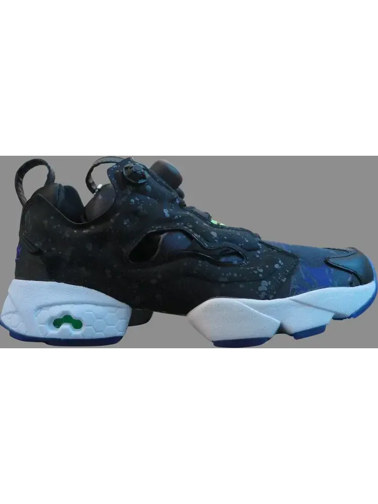 Кроссовки atmos x instapump fury 'black purple' Reebok — изображение 1 из 1, черный