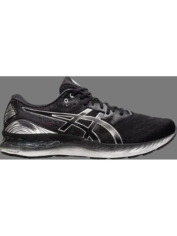 Кроссовки gel nimbus 23 platinum 'black pure silver' Asics — изображение 1 из 1, черный