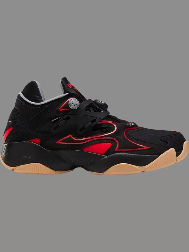 Кроссовки pump court 'black instinct red gum' Reebok — изображение 1 из 1, черный