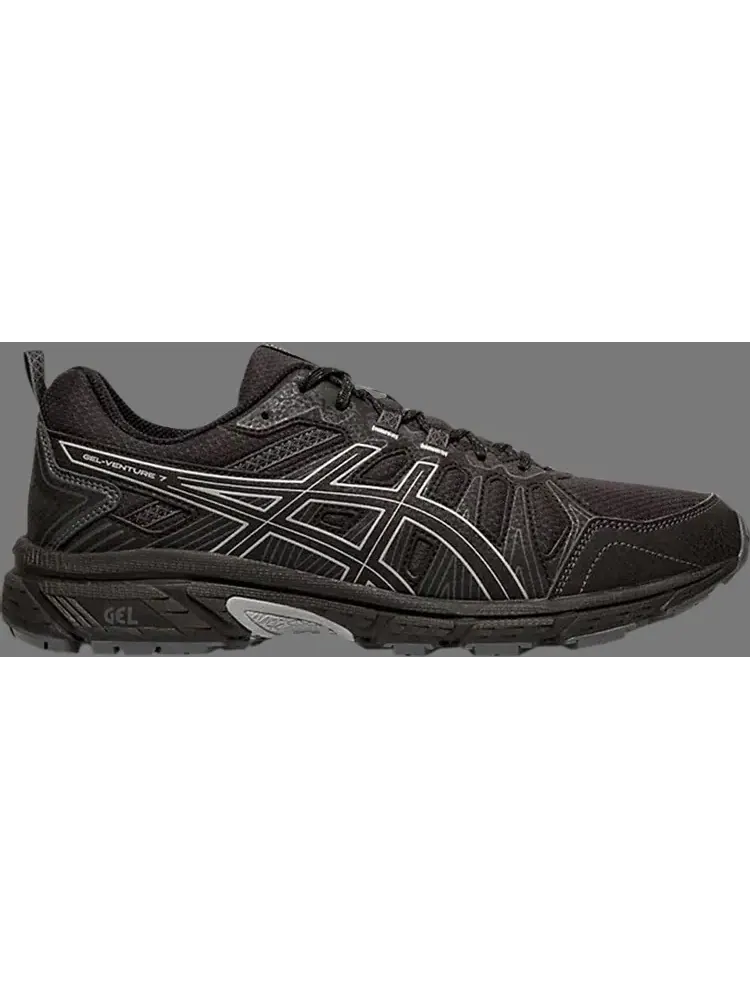 Кроссовки gel venture 7 4e wide 'black sheet rock' Asics — изображение 1 из 1, черный