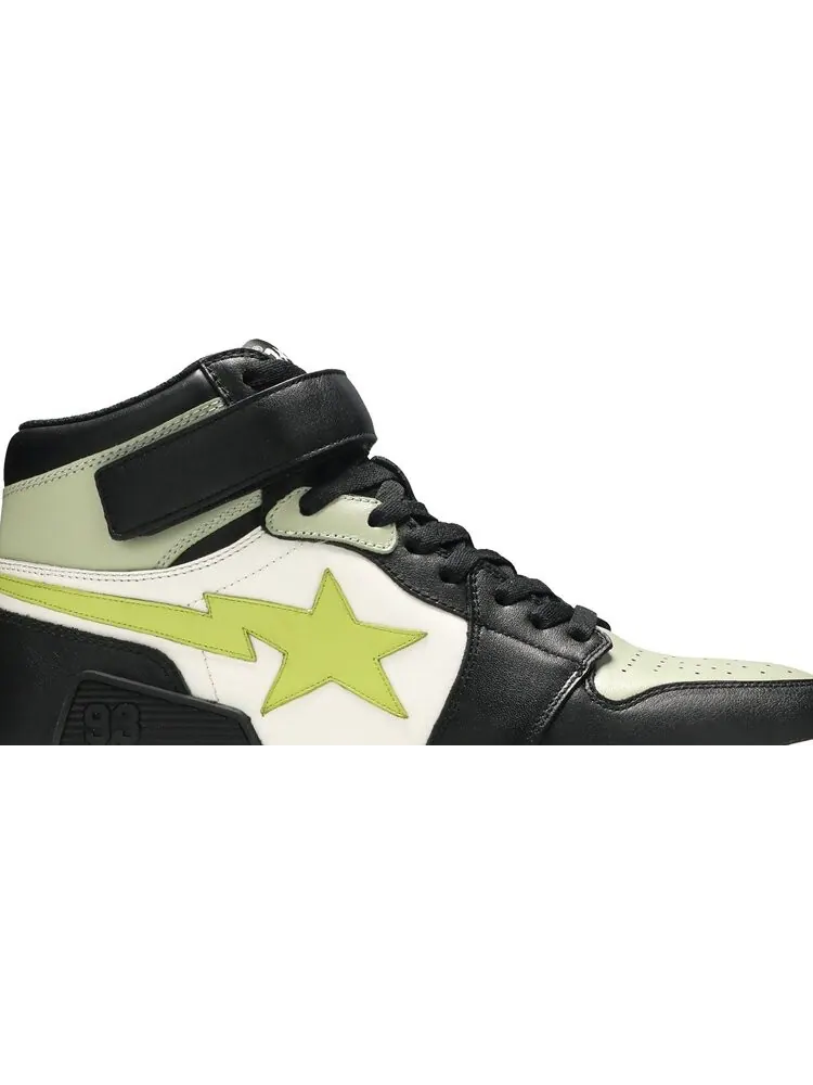 Кроссовки Block Sta High Black Lime — изображение 2 из 8, черный