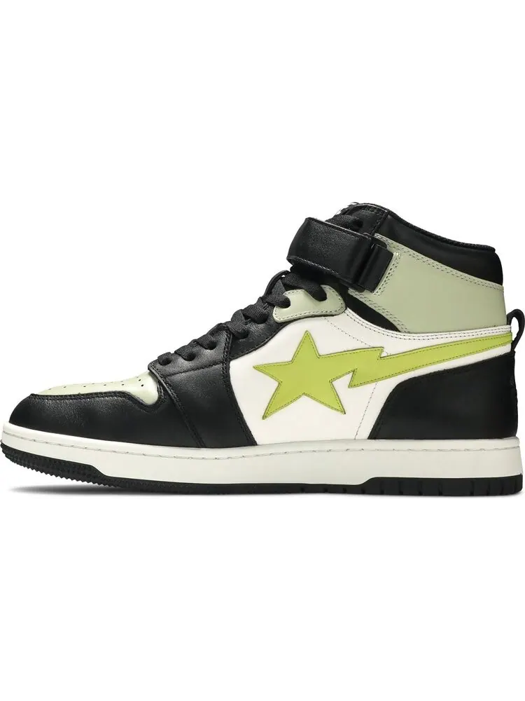 Кроссовки Block Sta High Black Lime — изображение 3 из 8, черный