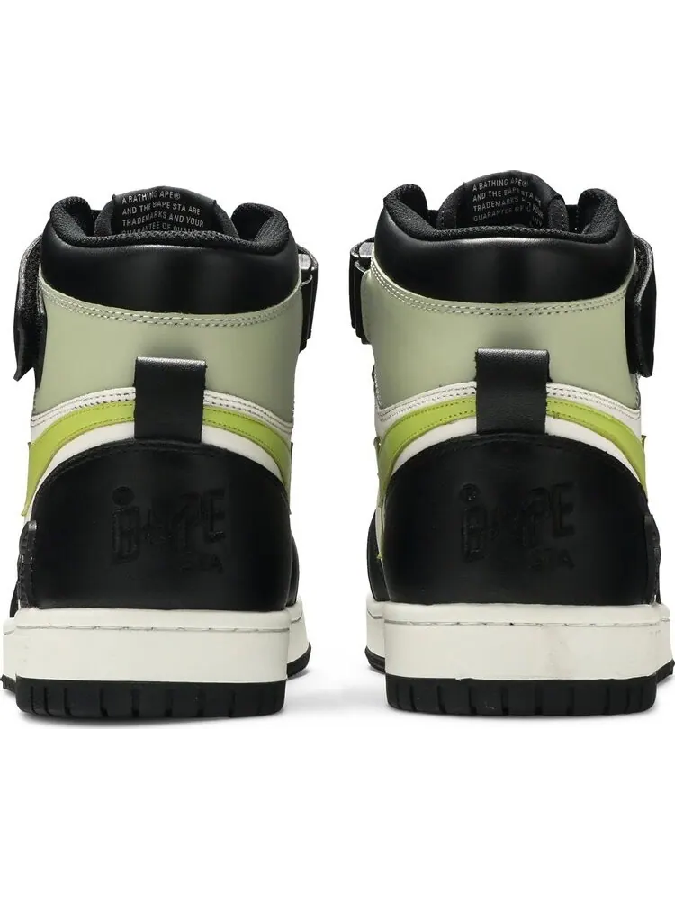 Кроссовки Block Sta High Black Lime — изображение 6 из 8, черный